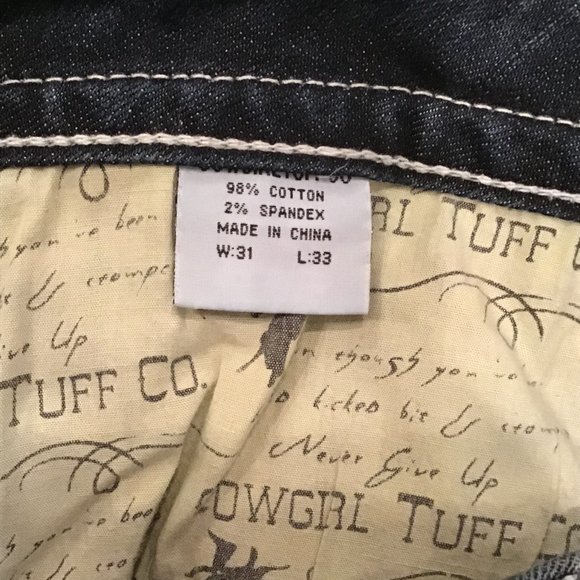 Cowgirl Tuff Women's Sequin Cross Jeans - Picture 7 of 7